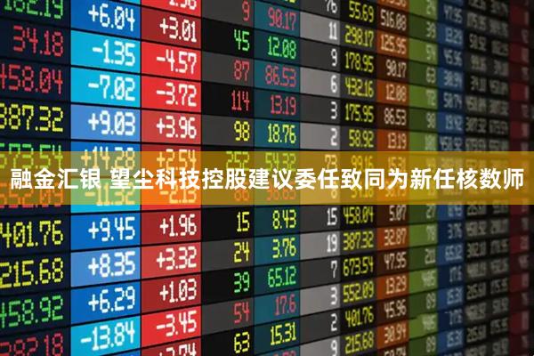 融金汇银 望尘科技控股建议委任致同为新任核数师
