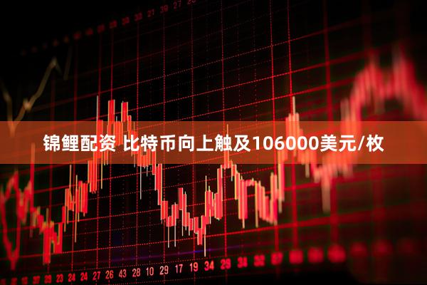 锦鲤配资 比特币向上触及106000美元/枚