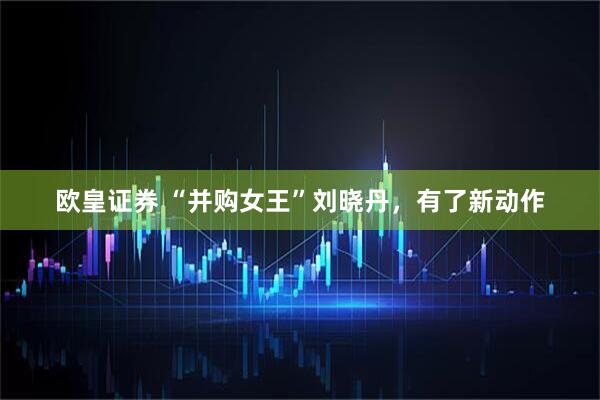 欧皇证券 “并购女王”刘晓丹，有了新动作